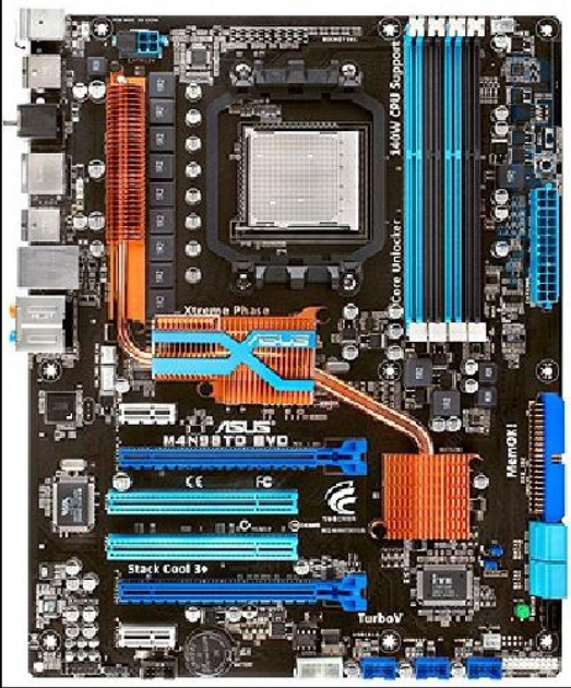 Материнская плата Socket AM3 ASUS M4N98TD EVO SLI ( sAM3, 4 СЛОТА DDR3 ...