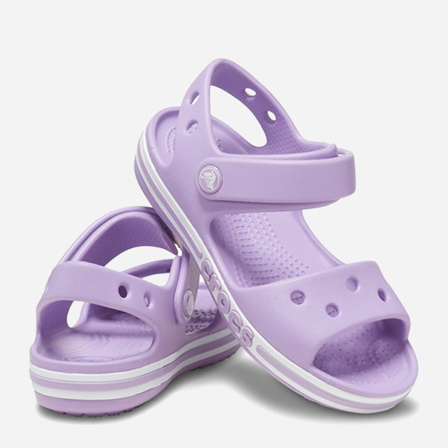 Дитячі сандалії для дівчинки Crocs 205400-5PR 22-23 (C6) Світло-фіолетові (196265541959) - зображення 2