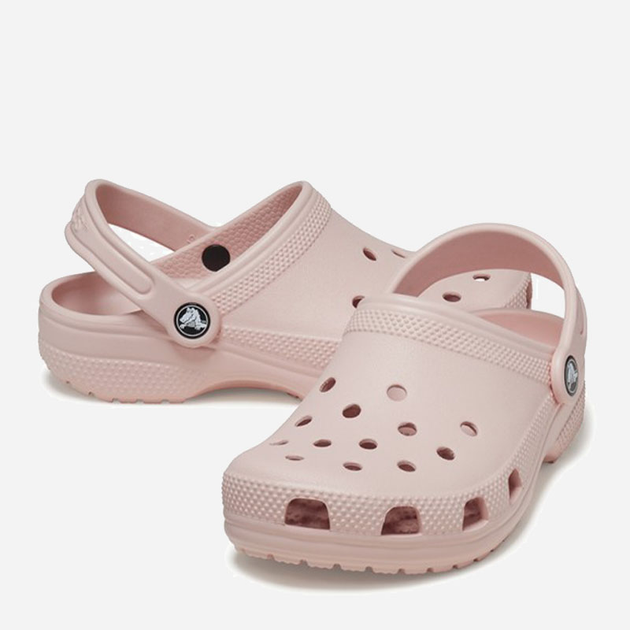 Crocsy dziecięce dla dziewczynki Crocs 206990-6UR 25-26 (C9) Jasnoróżowe (196265549573) - obraz 2