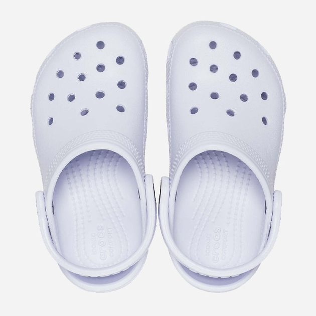 Дитячі крокси для дівчинки Crocs 206991-5AF 33-34 (J2) Блідо-бузкові (196265549986) - зображення 3