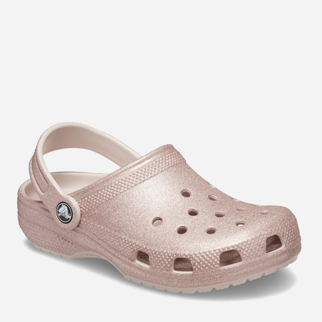 Chodaki dziecięce dla dziewczynki Crocs 206992-6WV 27-28 (C10) Beżowo-różowe (196265550852) - obraz 4