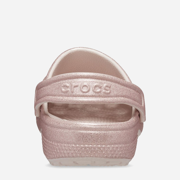 Chodaki dziecięce dla dziewczynki Crocs 206992-6WV 27-28 (C10) Beżowo-różowe (196265550852) - obraz 6