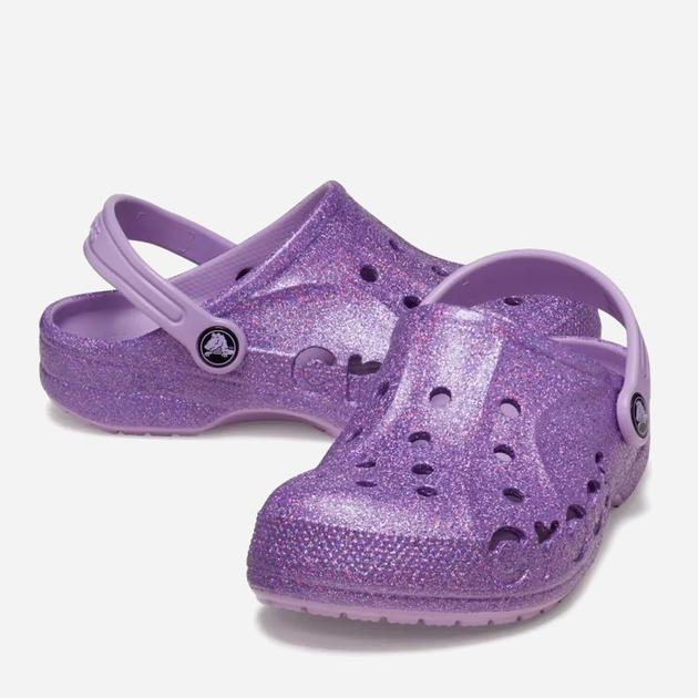 Дитячі крокси для дівчинки Crocs 207014-5PR 22-23 (C6) Фіолетові (196265552474) - зображення 2