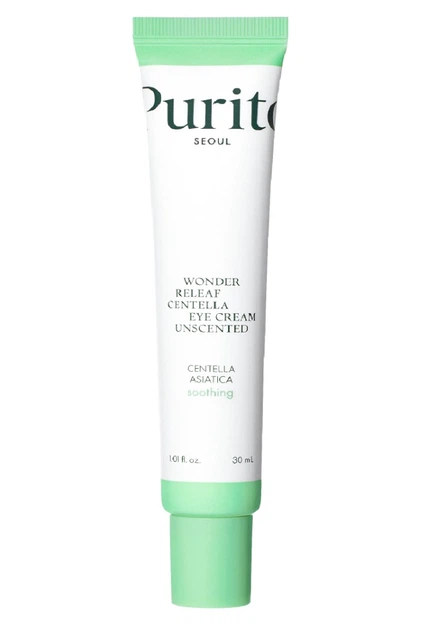 Крем для век с центеллой и пептидами без эфирных масел Purito Seoul Wonder Releaf Centella Eye Cream Unscented 30 мл - Фото 1 Крем для век с центеллой и пептидами без эфирных масел Purito Seoul Wonder Releaf Centella Eye Cream Unscented 30 мл - изображение 1