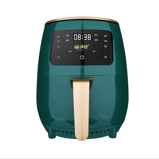 Аерофритниця для смаження без олії AIR FRYER AIR FAYER XL-614 зелена - зображення 4