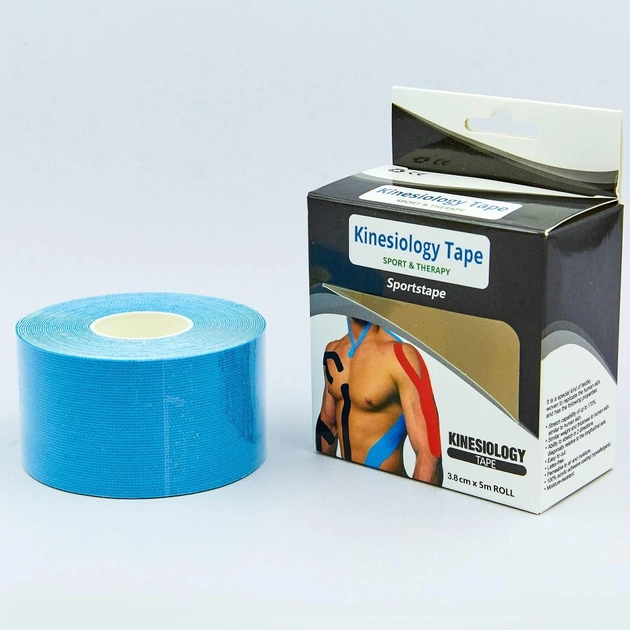 Кинезио тейп в рулоне 5см х 5м (Kinesio tape) эластичный пластырь KN-0841-3 - изображение 1