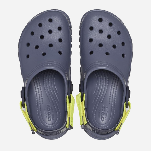 Підліткові крокси для хлопчика Crocs 208774-4EA 38-39 (J6) Сині (196265566389) - зображення 4