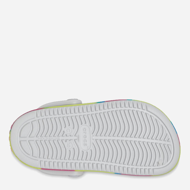 Дитячі крокси-сабо для дівчинки Crocs 209714-1FS 29-30 (C12) Білі (196265584536) - зображення 5