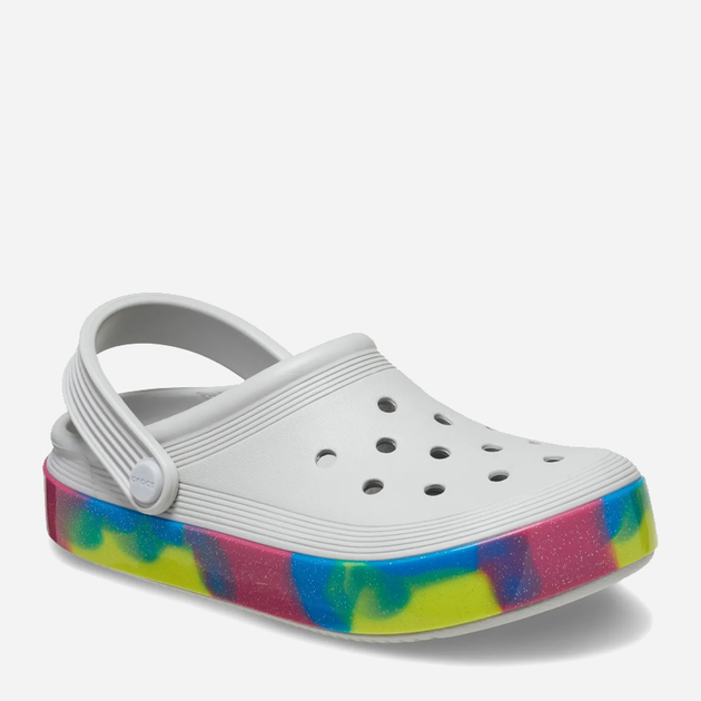 Дитячі крокси-сабо для дівчинки Crocs 209714-1FS 30-31 (C13) Білі (196265584543) - зображення 3