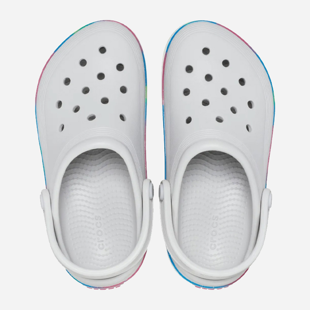 Дитячі крокси-сабо для дівчинки Crocs 209714-1FS 30-31 (C13) Білі (196265584543) - зображення 4