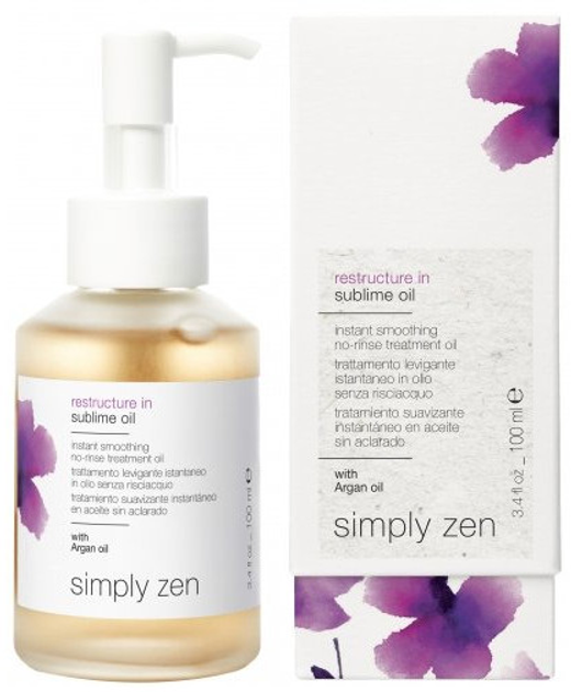 Olejek arganowy do włosów Simply Zen Restructure In Sublime Oil 100 ml (8032274063681) - obraz 1