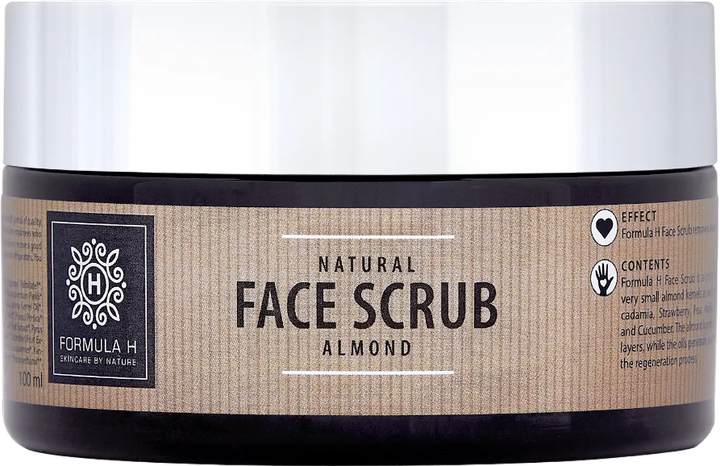 Scrub do twarzy Formula H Natural Almond 100 ml (5715284300160) - obraz 1