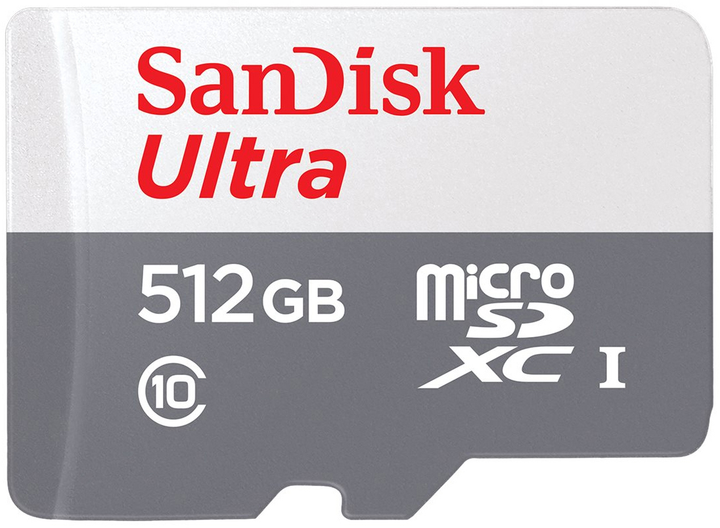 Karta pamięci SanDisk Ultra microSDXC 512GB Class 10 UHS-I (SDSQUNR-512G-GN3MN) - obraz 1