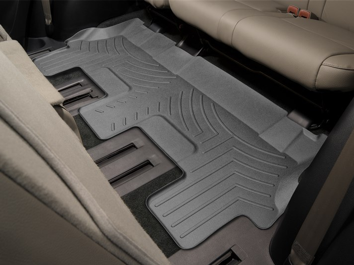 Акція на Автокилимок третій ряд WeatherTech 3D лайнери Toyota Sequoia (2012-2022) Чорний від Rozetka