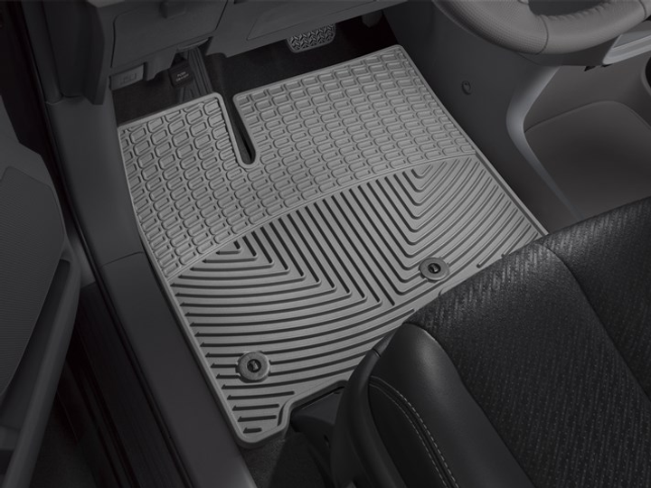 Акція на Комплект автокилимків передніх WeatherTech Всесезонні Toyota Sienna (2013-2020) 2 шт Сірий від Rozetka