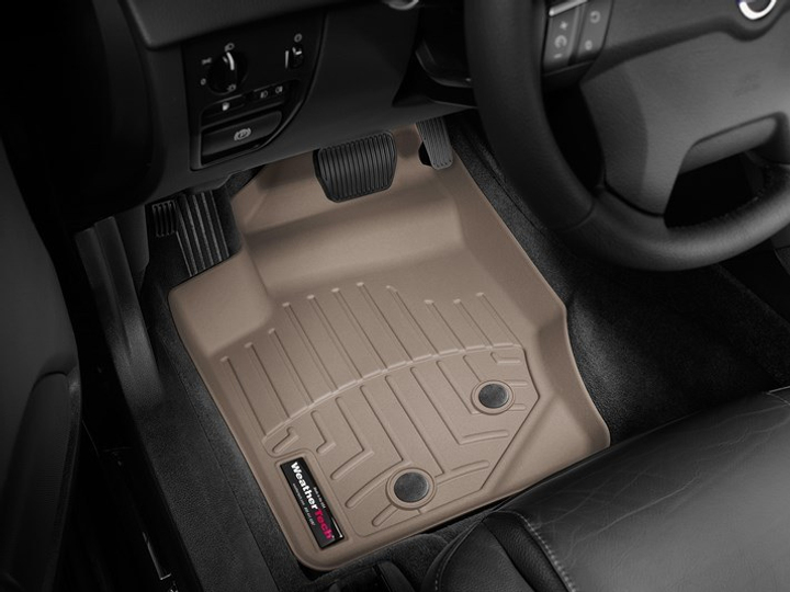 Акція на Комплект автокилимків передніх WeatherTech 3D лайнери Volvo XC90 (2003-2015) 2 шт Бежевий від Rozetka