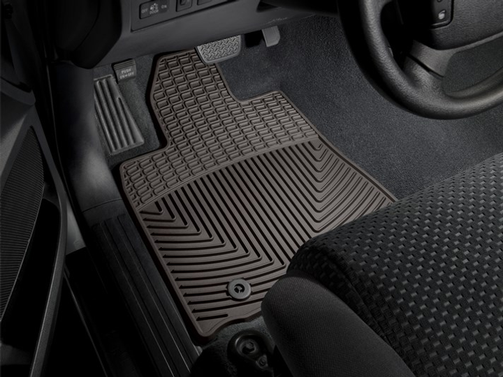 Акція на Комплект автокилимків передніх WeatherTech Всесезонні Toyota Tundra (2012-2021) 2 шт Какао від Rozetka