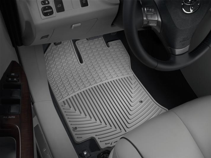 Акція на Комплект автокилимків передніх WeatherTech Всесезонні Toyota Venza (2009-2012) 2 шт Сірий від Rozetka