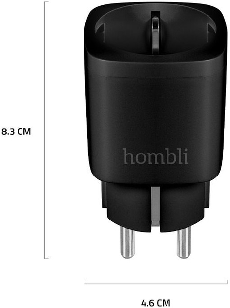 Розумна розетка Hombli Smart Socket Promo Pack Black 3 шт (HBPP-0205) - зображення 2