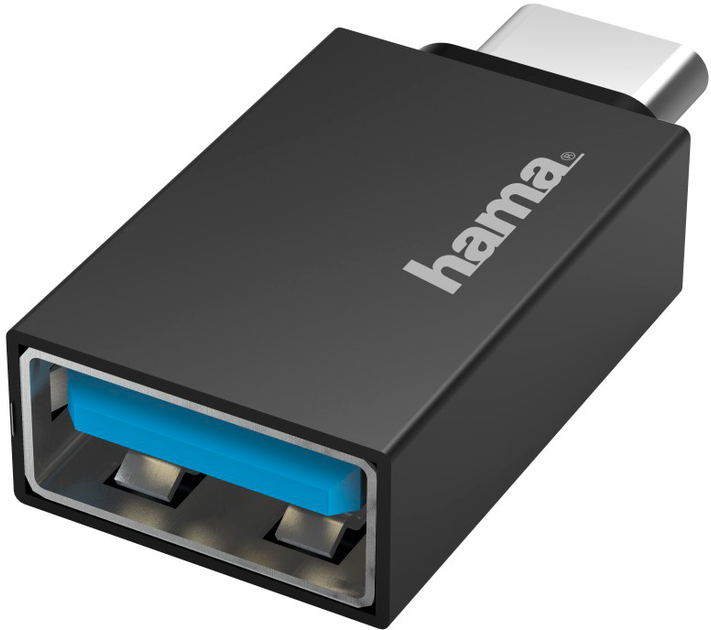 Adapter Hama OTG USB C — USB 3.2 Czarny (00200311) - obraz 1