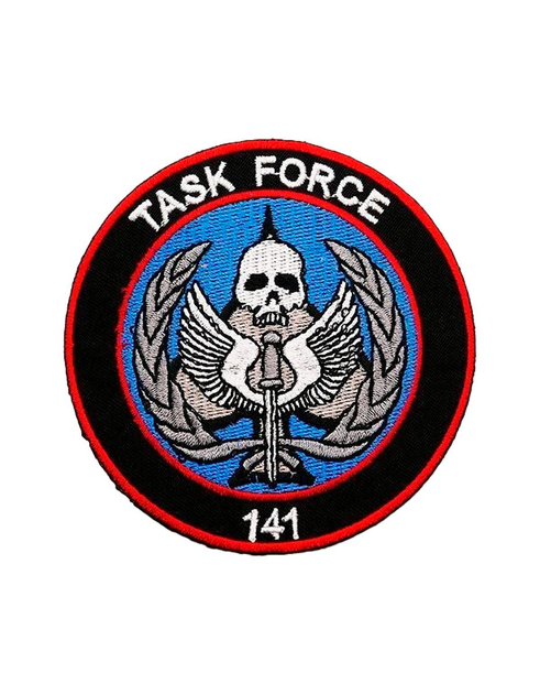 Шеврон патч " Спецпідрозділ Task force 141 військовий " на липучці велкро - зображення 1