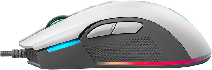Игровая мышь Newskill Eos Ivory Бело-серая Over Stоск g1 - изображение 2