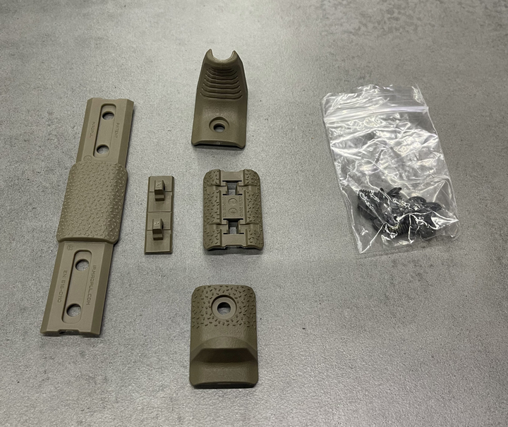 Упор Magpul M-LOK Hand Stop Kit передній на цівці, колір Койот (MAG608) (242309) - зображення 2