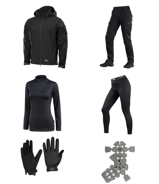 M-tac комплект LADY куртка, штани жіночі зі вставними наколінниками, термобілизна, рукавички L - зображення 1
