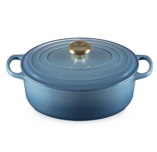 Кастрюля Le Creuset Signature 4,1 л овальная Chambray (21178274344441) - изображение 2