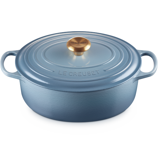 Кастрюля Le Creuset Signature 4,7 л овальная Chambray (21178294344441) - изображение 2