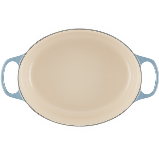Кастрюля Le Creuset Signature 4,7 л овальная Chambray (21178294344441) - изображение 5