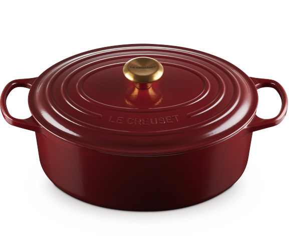 Каструля Le Creuset Signature 6,3 л овальна Rhone (21178319494441) - Фото 2 Каструля Le Creuset Signature 6,3 л овальна Rhone (21178319494441) - зображення 2