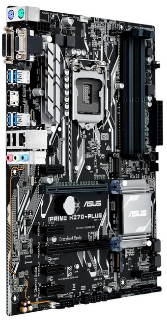 Материнская плата Asus Prime H270-Plus (s1151, Intel H270, ATX) б/у ...
