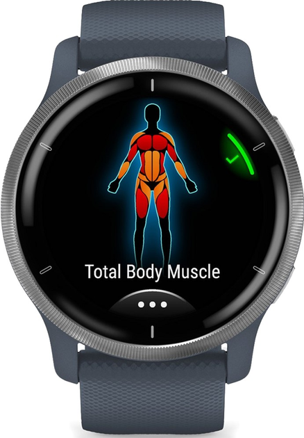 Smartwatch Garmin Venu 2 Silver Bezel with Granite Blue Case and Silicone Band (010-02430-10) - obraz 5