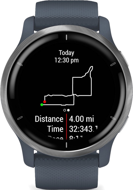 Smartwatch Garmin Venu 2 Silver Bezel with Granite Blue Case and Silicone Band (010-02430-10) - obraz 7