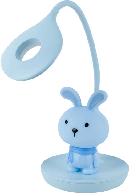Настольный ночник Kite Bunny LED с аккумулятором Голубой (K24-492-1-3) - изображение 3