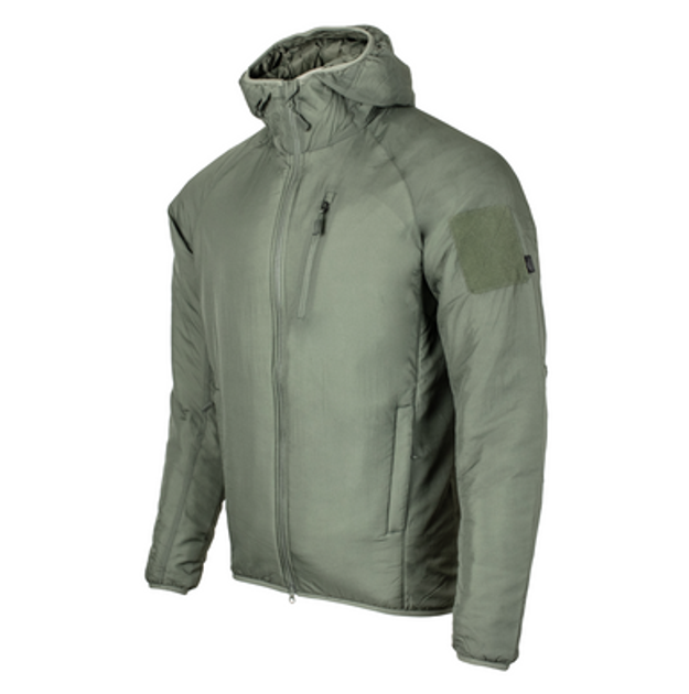 Куртка Helikon-Tex Wolfhound Hoodie® Climashield® Apex Alpha Green L - зображення 1