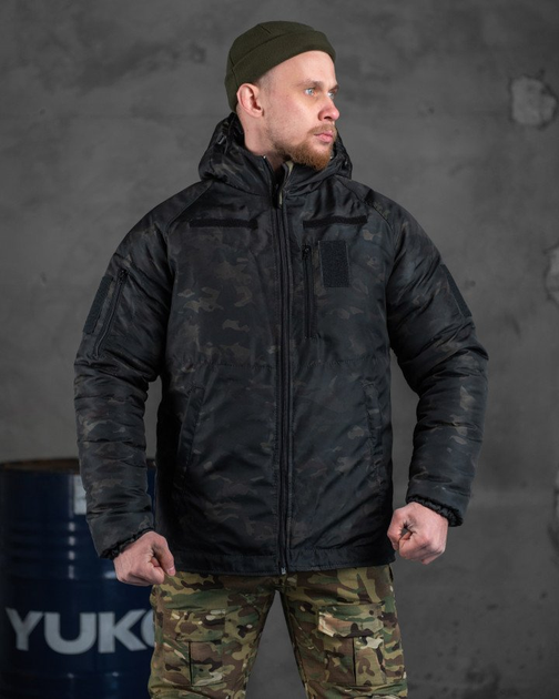 Зимові куртки Omni-heat чорний мультикам Вт6006 M - зображення 2