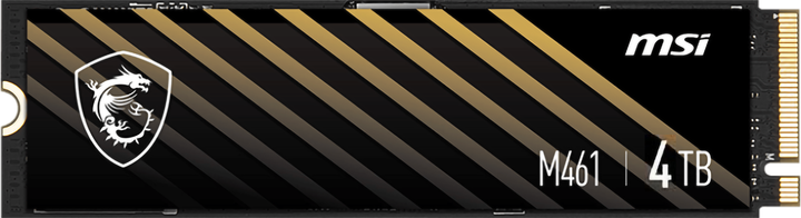 SSD диск MSI Spatium M461 PCIe 4.0 NVMe M.2 4 TB (S78-440R030-P83) - изображение 1