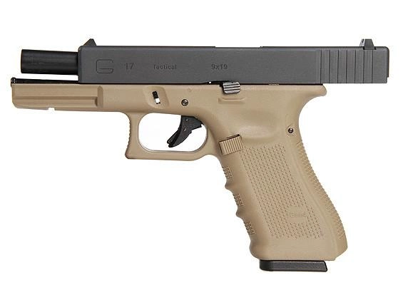 Пістолет Glock 17 — Gen4 GBB — Half Tan [WE] (для страйкболу) - зображення 2