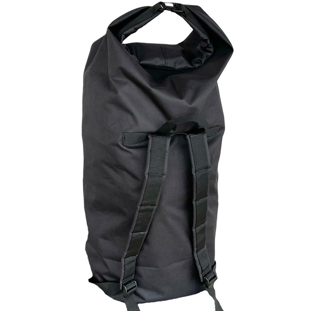 Большой рюкзак для вещей 100 л Чёрный Поликордура MELGO - изображение 2