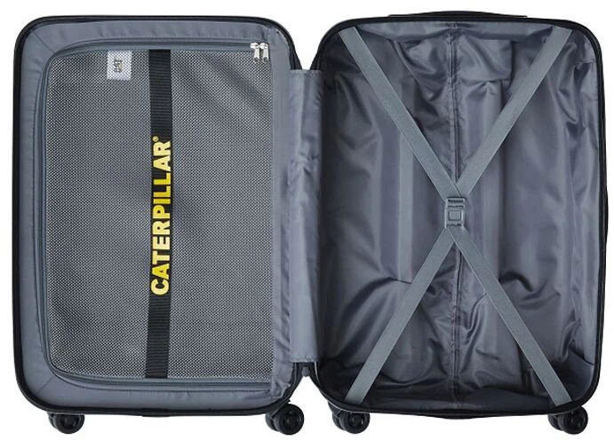 Набір дорожніх валіз Caterpillar Industrial Plate Trolley Set 3 шт Black (5711013131760) - зображення 3