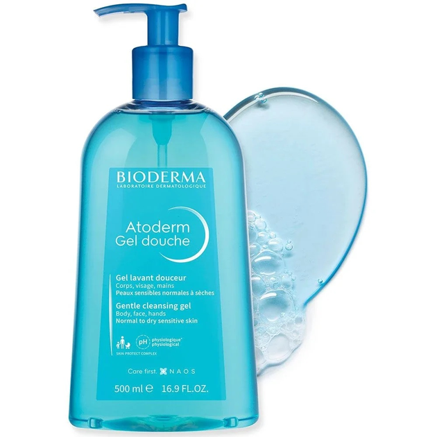 Гель для душу Bioderma Atoderm Gentle Shower Gel для сухої та чутливої шкіри 500 мл (3401399372407) - зображення 2