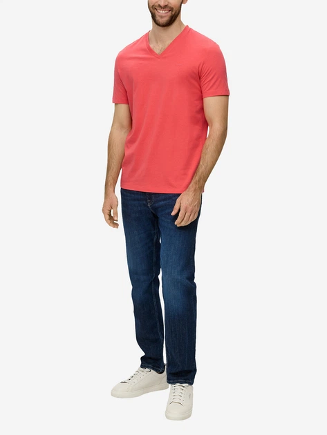 Футболка бавовняна чоловіча s.Oliver 10.3.11.12.130.2143913 2XL Помаранчева (4099975307296) - зображення 3