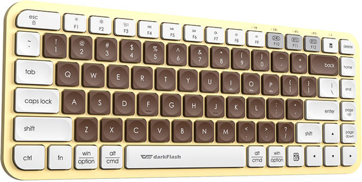 Клавіатура бездротова Darkflash V200 Mocha Keyboard (4710343795049) - зображення 2