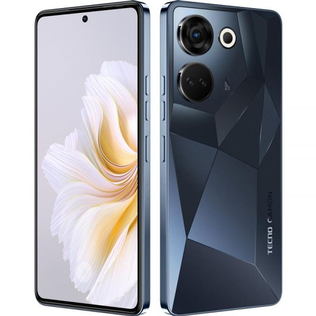 Смартфон Tecno Camon 20 Pro (CK7n) 8/256gb Dual Sim Predawn Black (4895180799792) - зображення 1