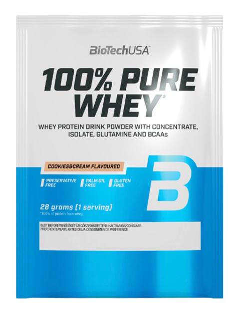 Протеїн Biotech 100% Pure Whey 28 г Печиво з кремом (5999076238545) - зображення 1