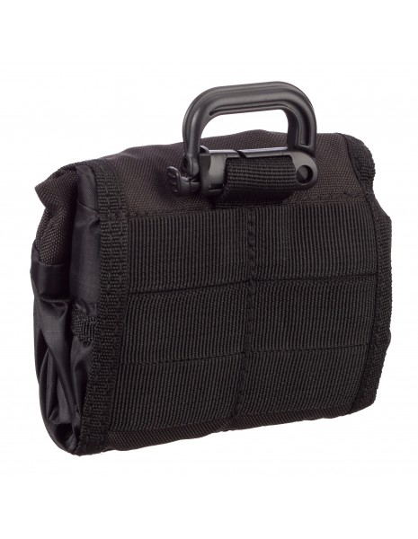 Рюкзак-мішок складний тактичний Mil-Tec Водостійкий 10Л Чорний ROLL-UP RUCKSACK SCHWARZ (14049002-10) - зображення 8