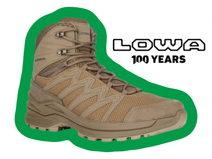 Черевики тактичні Lowa innox pro gtx mid tf coyote (койот) UK 12.5/EU 48 - зображення 2