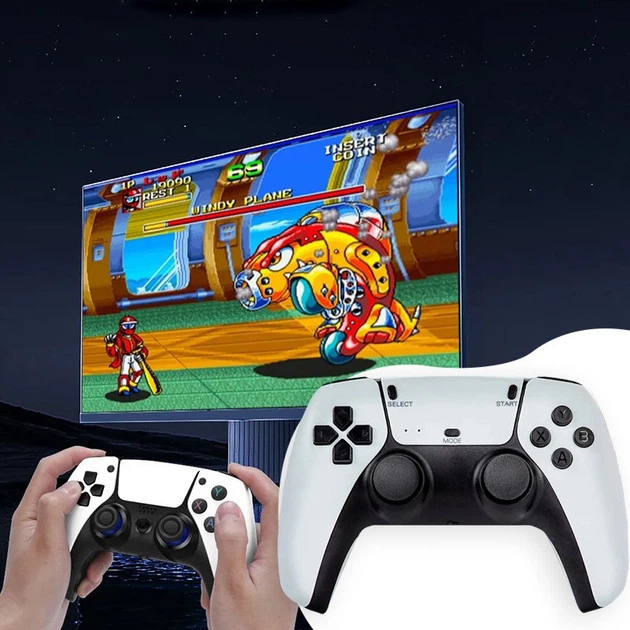 Игровая консоль M15 Plus 64Gb 20000+ игр Pro 4K Game Stick + 2 беспроводные джойстики White - Фото 5 Игровая консоль M15 Plus 64Gb 20000+ игр Pro 4K Game Stick + 2 беспроводные джойстики White - изображение 5